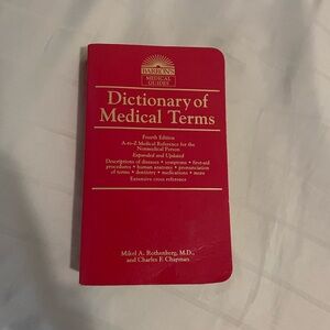 Barron's Red Dictionary of Medical Terms 4th edition